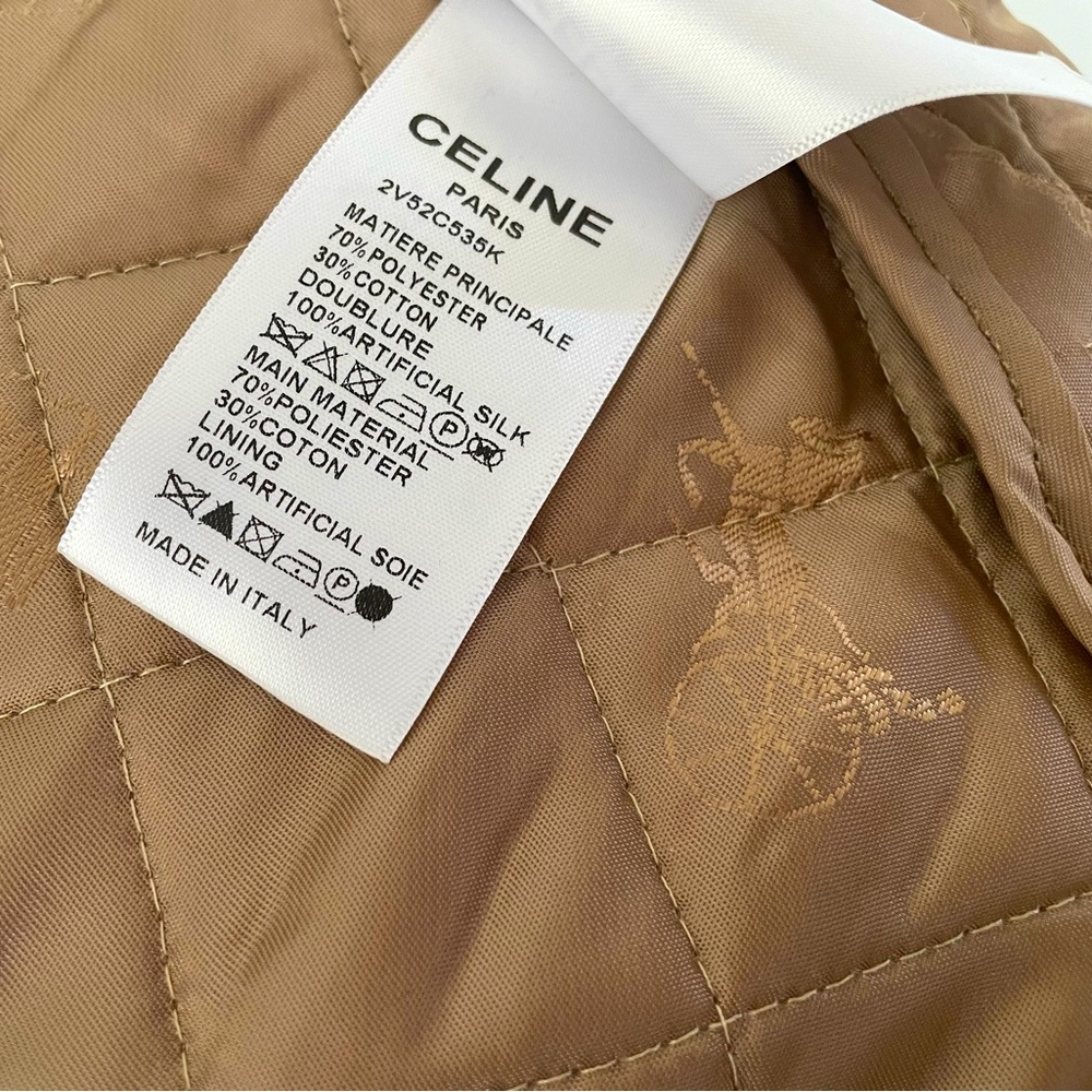 Missing A Button- Celine Quilted Jacket With Remo… - image 2